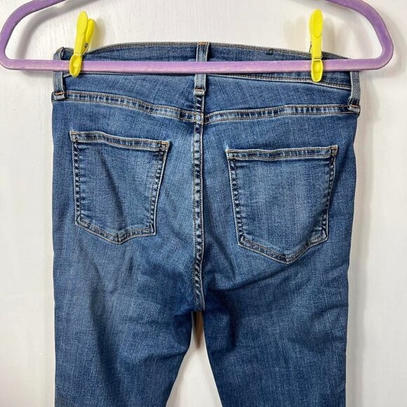 Veronica Beard Debbie High Rise Skinny Jeans with Tuxedo Stripe Size 25 - Picture 9 of 9